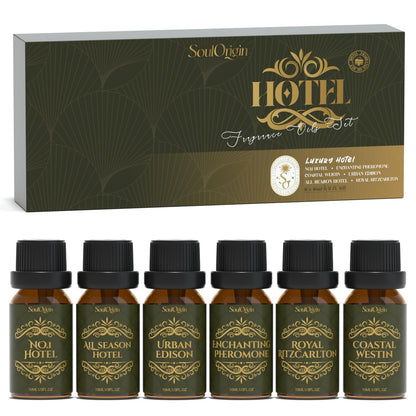 Soulorigin Hotel Diffuser Oils Gift Set - Luxury Fragrance Oils