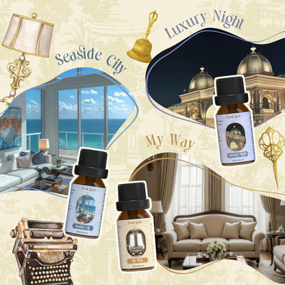 Soulorigin Hotel Fragrance Oils Set | Six Premium Diffuser Scents