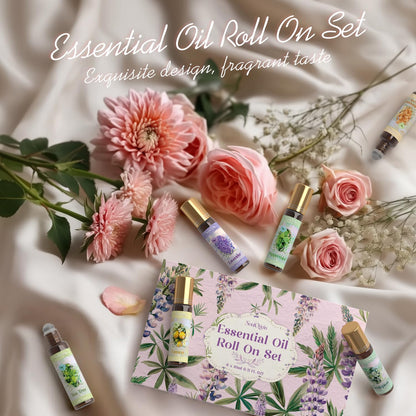 SoulOrigin Essential Oil Roll-On Set – 6 Natural Aromatherapy Oils