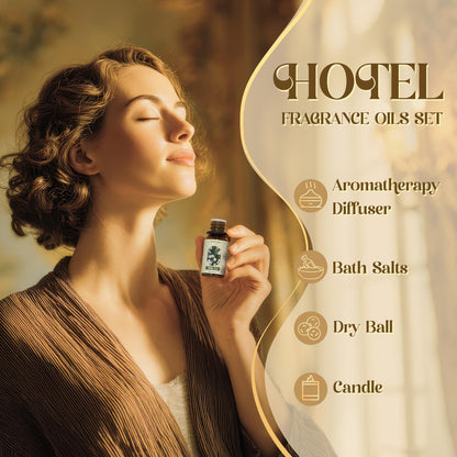 Soulorigin Hotel Fragrance Oils Set | Six Premium Diffuser Scents