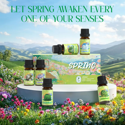 Soulorigin Spring Fragrance Oils Set – Essential Oil Gift for Diffuser