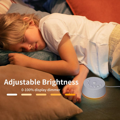 SoundLegend Sleep White Noise Machine — 32-Level Volume, 30 Sounds, 12-Color Night Light, 5 Timers