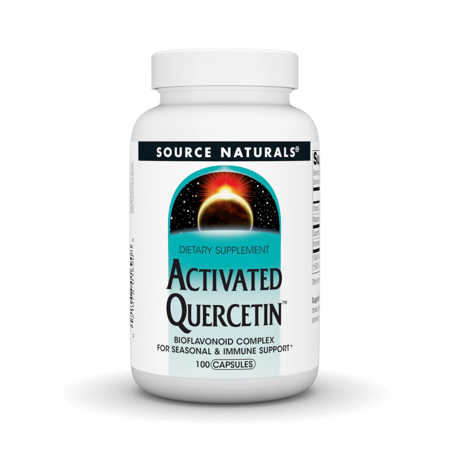 Source Naturals Activated Quercetin + Bioflavonoid Complex – Immune Support (100 Capsules)