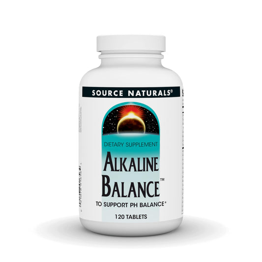 Source Naturals Alkaline Balance to Support PH Balance* - 120 Tablets BritishVita | Premium UK Vitamins & Wellness Supplements