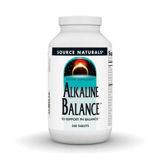 Source Naturals Alkaline Balance to Support pH Balance* - 240 Tablets BritishVita | Premium UK Vitamins & Wellness Supplements