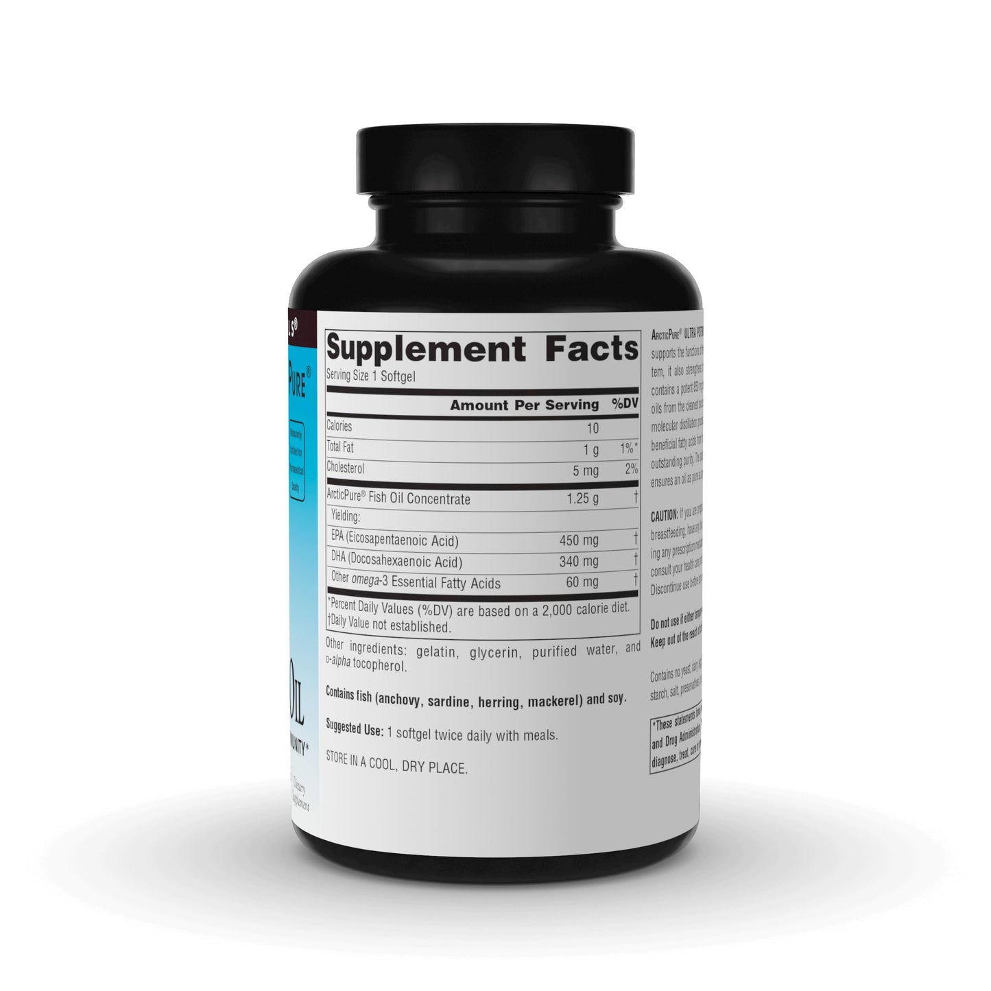 Source Naturals ArcticPure Ultra Potency 850 mg Omega-3 Fish Oil – 120 Softgels