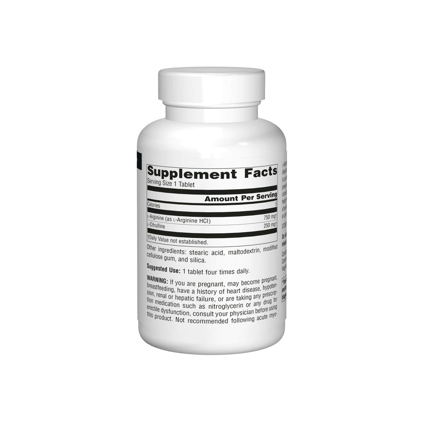 Source Naturals L-Arginine L-Citrulline Complex 1000 mg - 240 Tablets