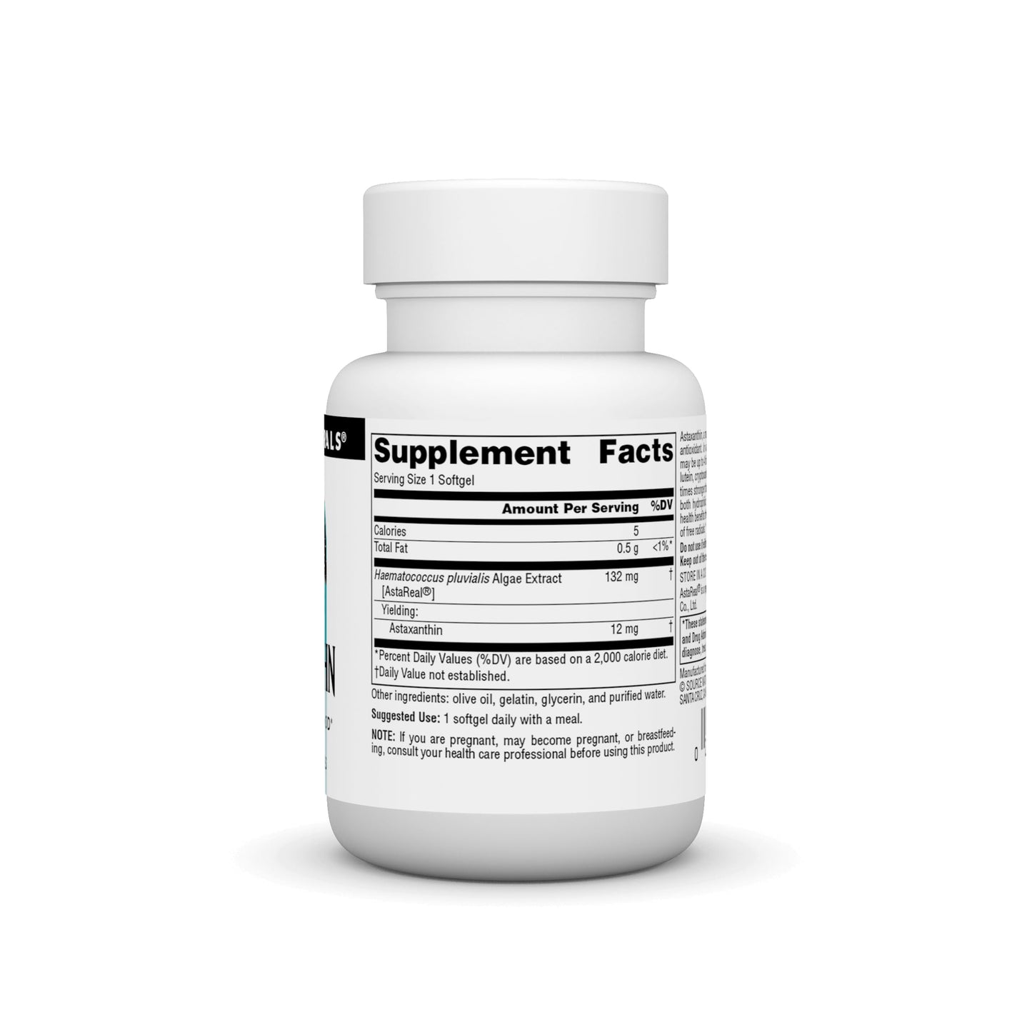 Source Naturals Astaxanthin: Antioxidant Carotenoid 12mg - 30 Softgels