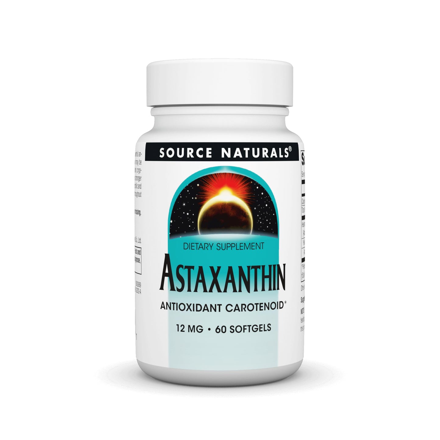Source Naturals Astaxanthin 12mg – 60 Softgels | Antioxidant Carotenoid