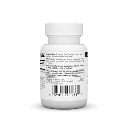 Source Naturals Coenzymated B-1 25mg – Fast-Acting Thiamin Cocarboxylase Lozenges (60)