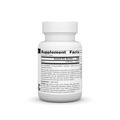 Source Naturals Biotin 5,000 mcg – Maximum Strength Biotin Deficiency Supplement, 120 Tablets