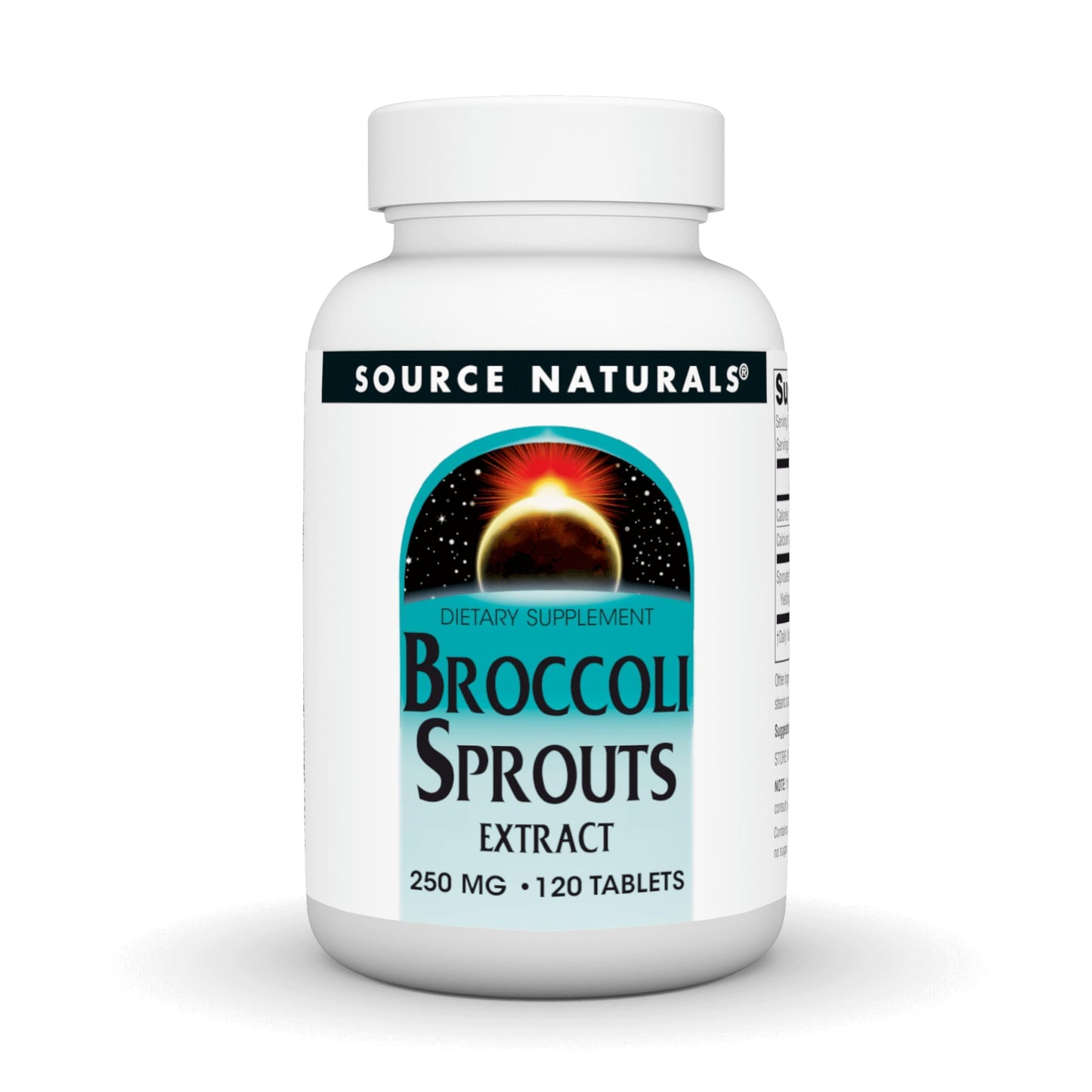 Source Naturals Broccoli Sprouts Extract 250 mg – 120 Tablets (50x Isothiocyanates)