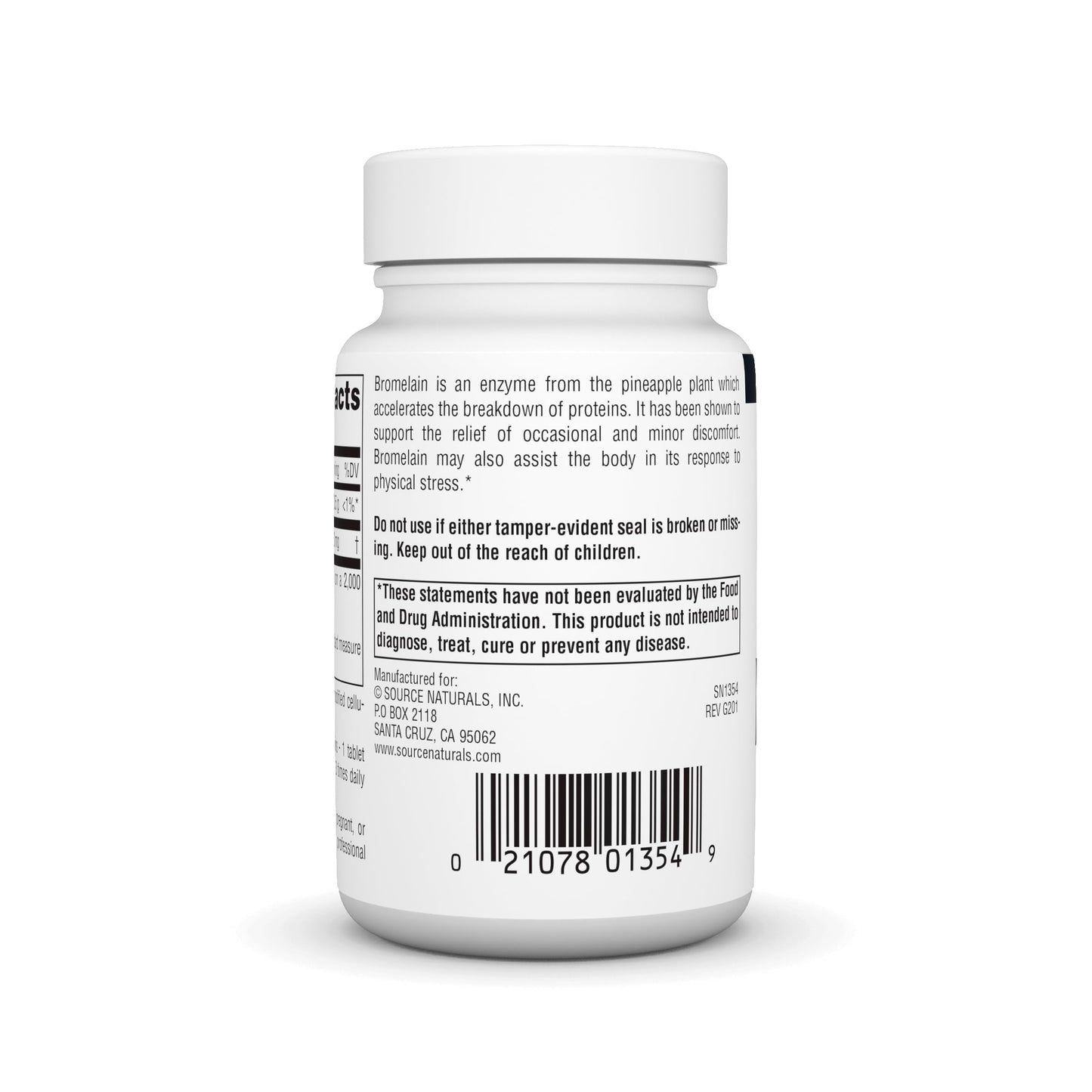 Source Naturals Bromelain 2000 GDU/Gram – Pineapple Enzyme 500 mg, 60 Tablets