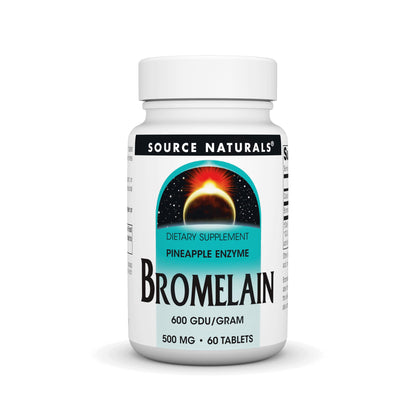Source Naturals Bromelain 500mg Proteolytic Enzyme Supplement - 60 Tablets