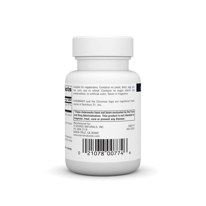 Source Naturals Chromium Picolinate 200 mcg Tablet – 120 Count
