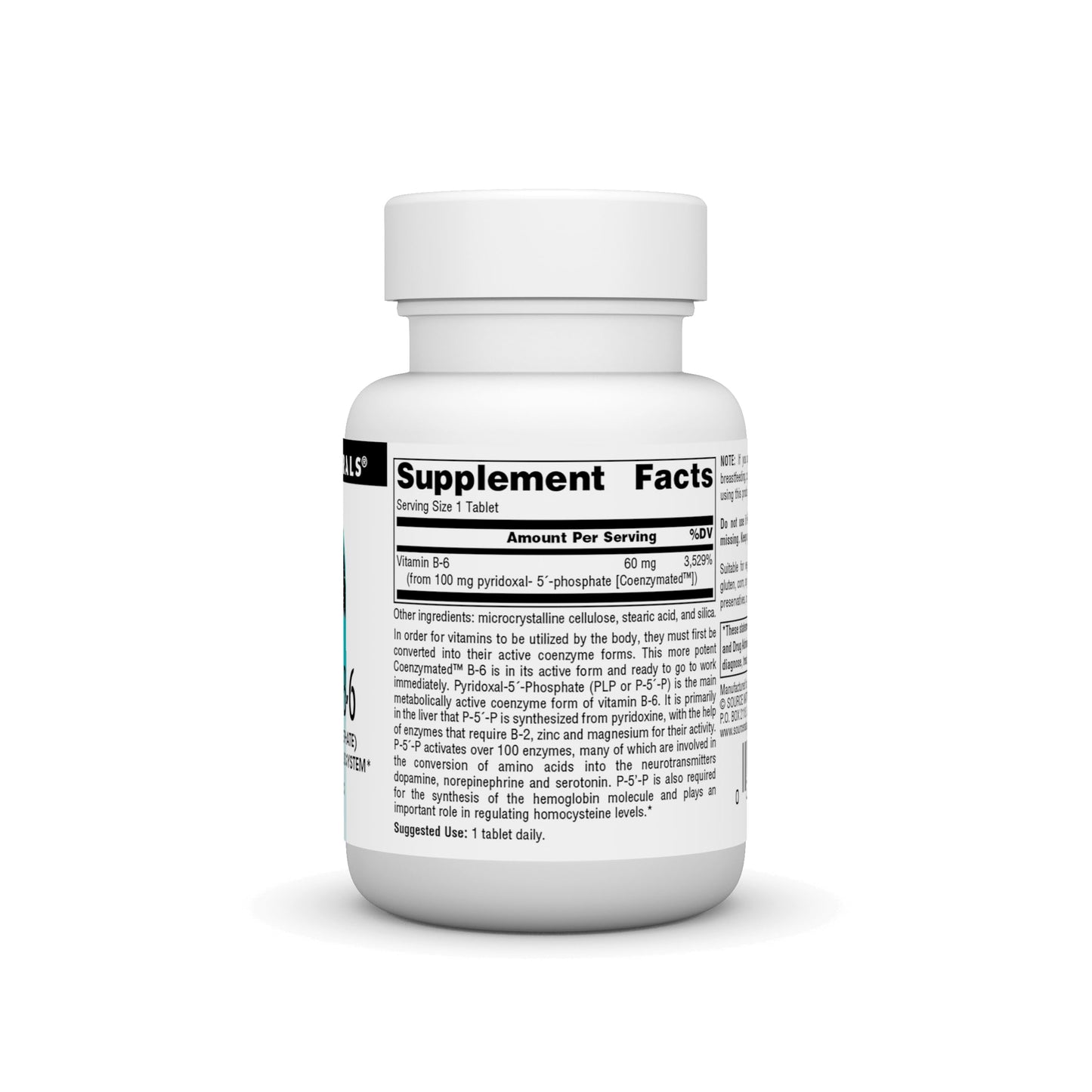 Source Naturals Coenzymated B-6 (P-5'-P) 100 mg - 30 Tablets