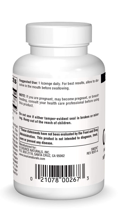 Source Naturals Coenzymated B-6 25 mg Lozenges – P-5 Pyridoxal-5 Phosphate Fast-Acting
