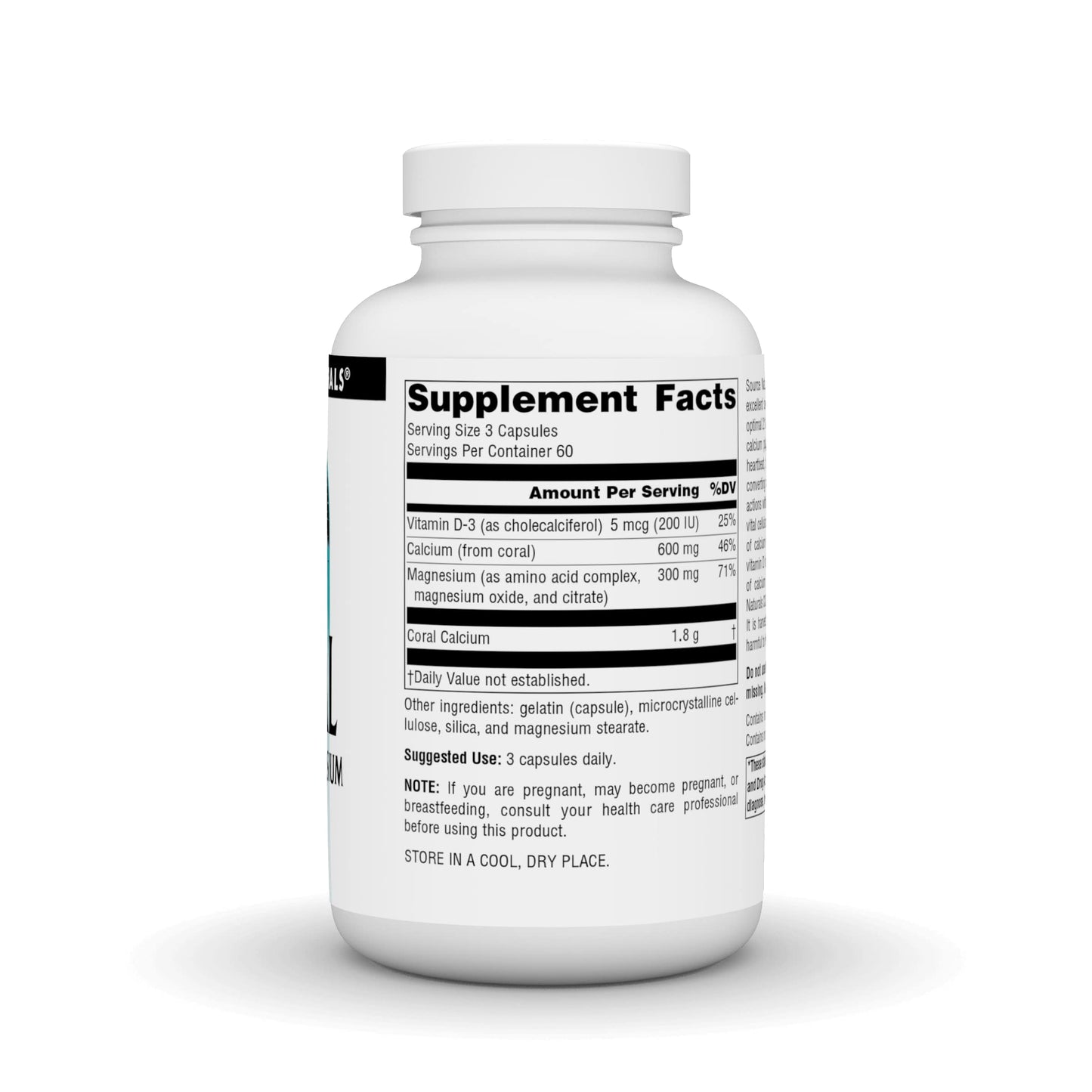 Source Naturals Coral Calcium/Magnesium 2:1 Ratio - 180 Capsules