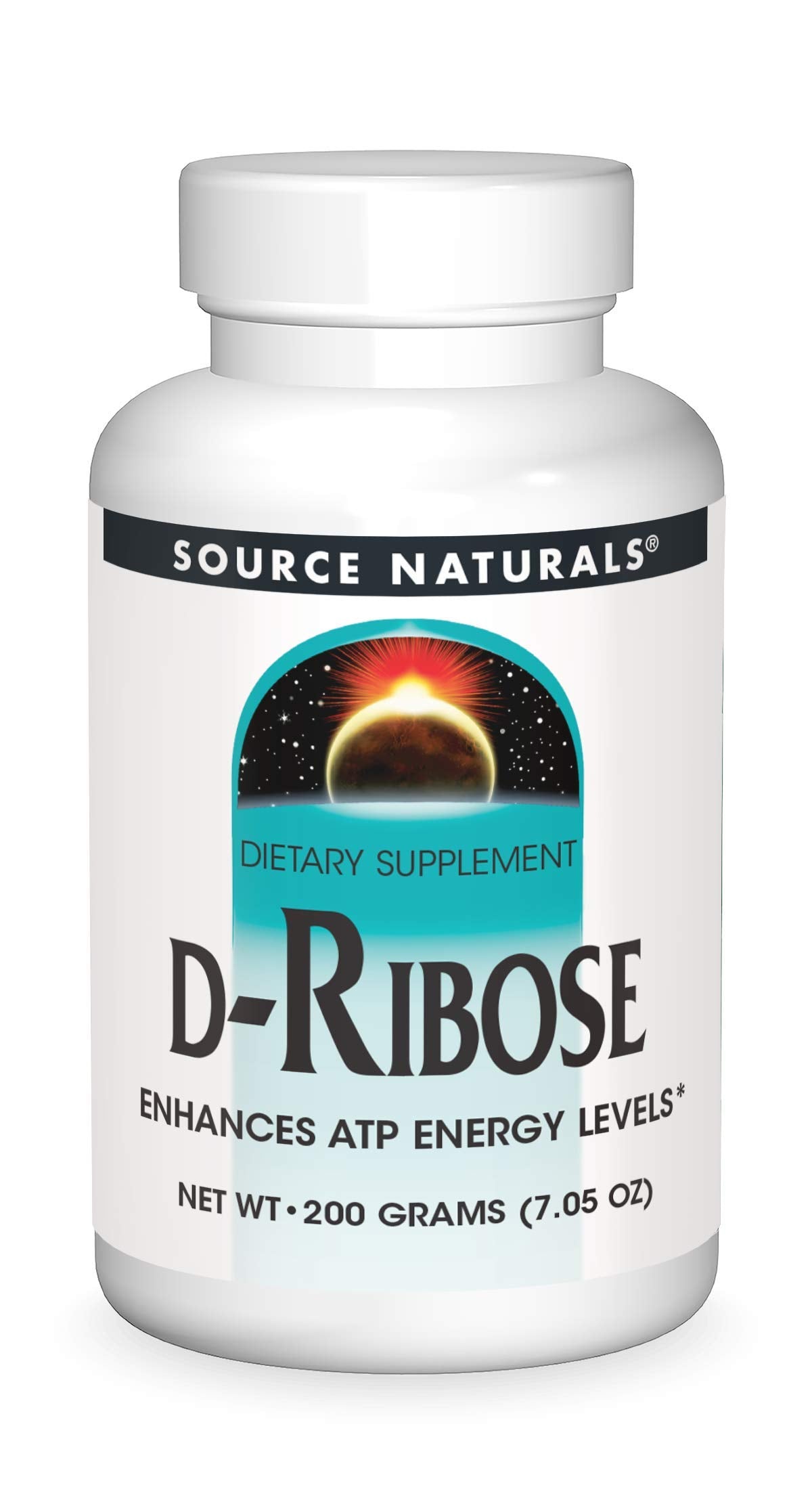 Source Naturals D-Ribose Powder - 200 Grams | Vegetarian Friendly