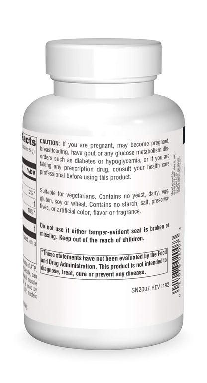 Source Naturals D-Ribose Powder - 200 Grams | Vegetarian Friendly