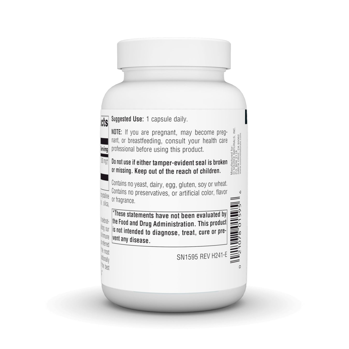 Source Naturals Echinacea Root Extract 500mg - 100 Capsules | Immune Support
