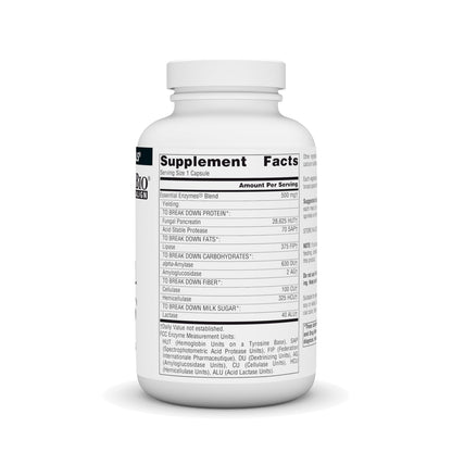 Source Naturals Essential Enzymes – Digestive Aid* in Vegetarian Capsules (500 mg), 240 Capsules