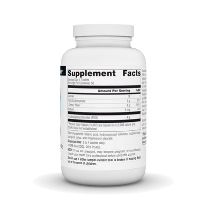 Source Naturals FOS 1000 mg Fructooligosaccharides Probiotic Enhancer – 200 Tablets