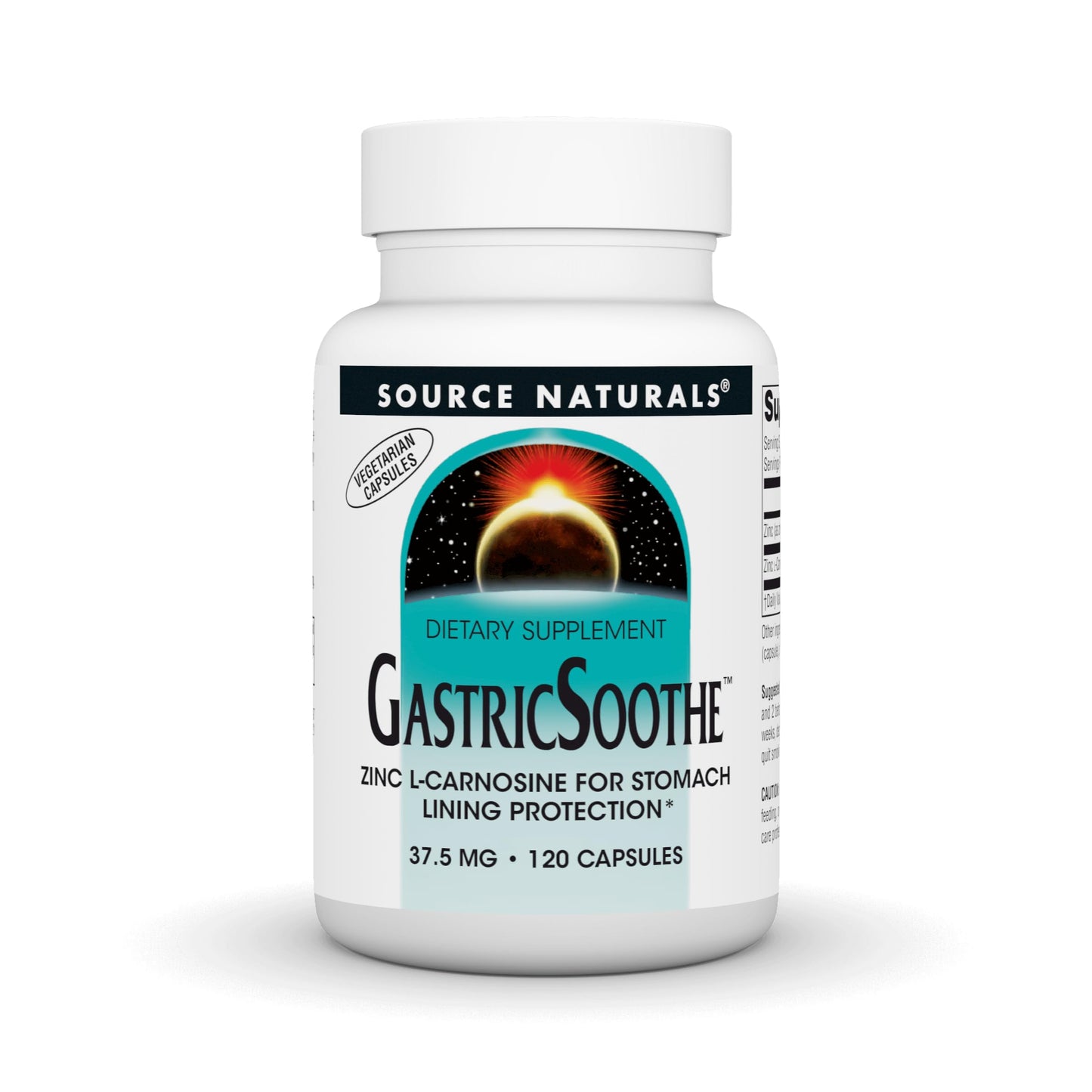 Source Naturals GastricSoothe Zinc L-Carnosine 120 Veggie Caps