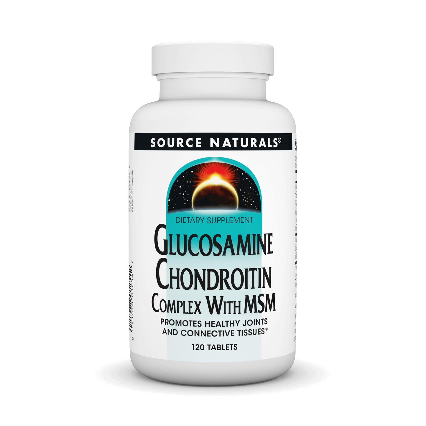Source Naturals Glucosamine Chondroitin Complex with MSM – 120 Tablets