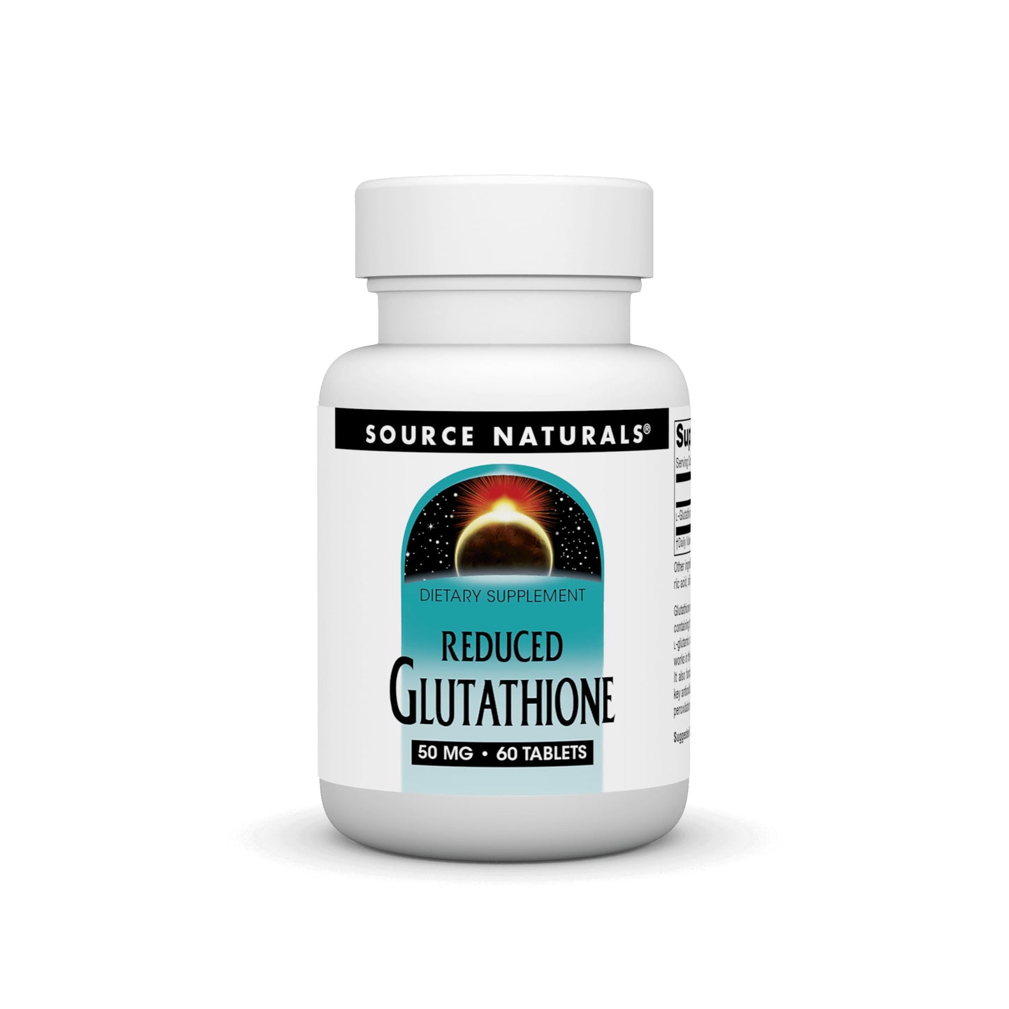 Source Naturals Glutathione 50mg – Liver Support Supplement (60 Tablets)