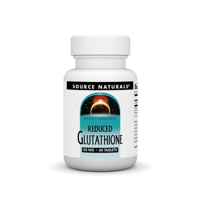 Source Naturals Glutathione 50mg – Liver Support Supplement (60 Tablets)