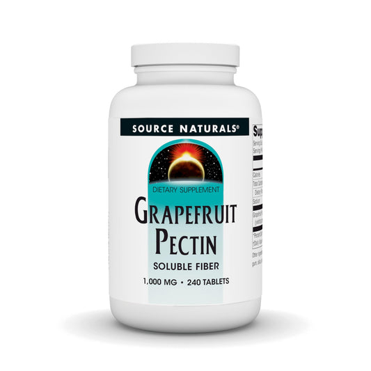 Source Naturals Grapefruit Pectin - 1000 mg Soluble Fiber, 240 Tablets BritishVita | Premium UK Vitamins & Wellness Supplements
