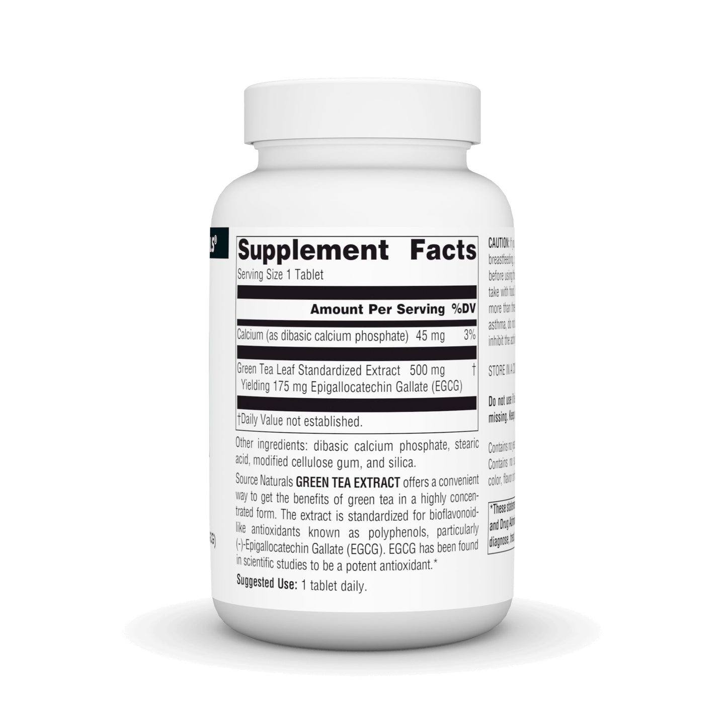 Source Naturals Green Tea Extract - 500 mg (175 mg EGCG) - 120 Tablets