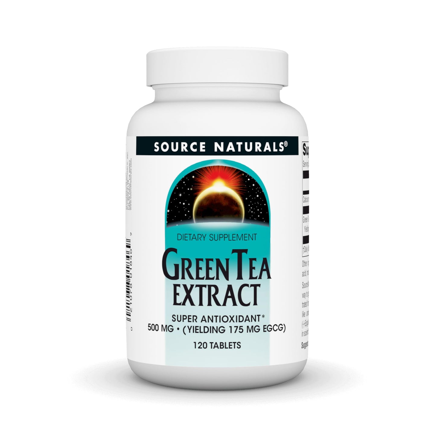 Source Naturals Green Tea Extract - 500 mg (175 mg EGCG) - 120 Tablets