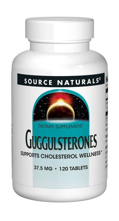 Source Naturals Guggulsterones 37.5 mg – 120 Tablets | Heart & Artery Support