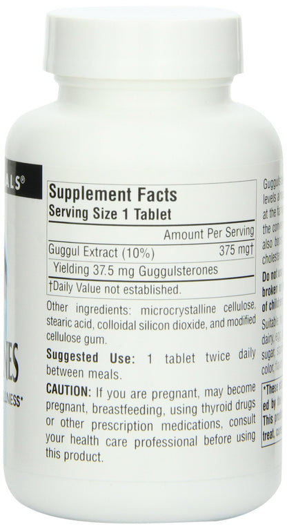 Source Naturals Guggulsterones 37.5 mg – 120 Tablets | Heart & Artery Support