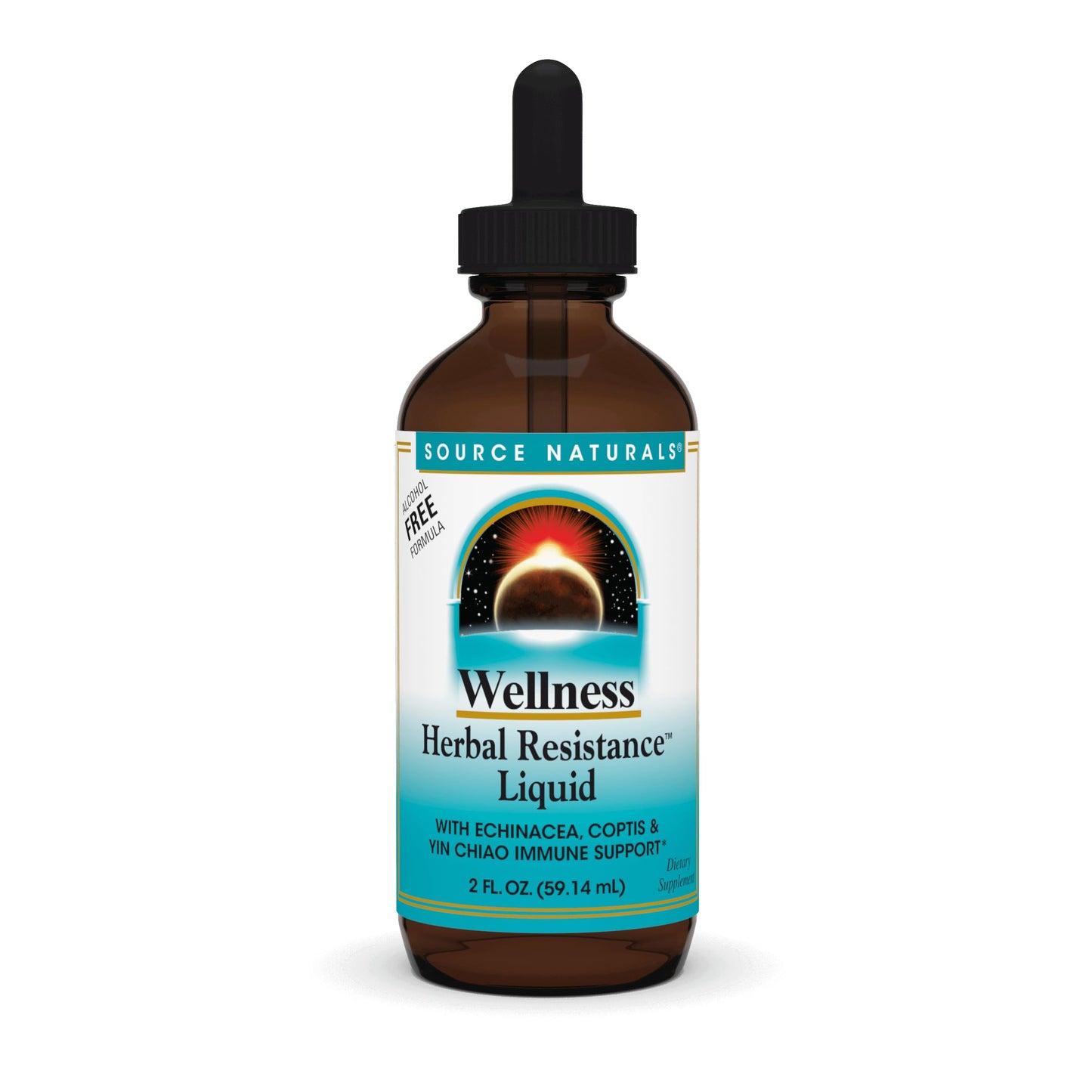 Source Naturals Herbal Resistance Liquid – Immune Support* – Alcohol Free (2 oz)