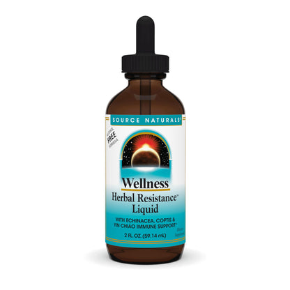 Source Naturals Herbal Resistance Liquid – Immune Support* – Alcohol Free (2 oz)