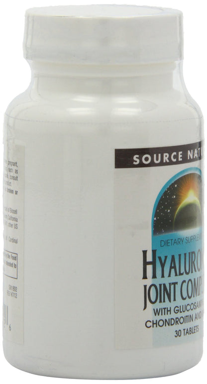 Source Naturals Hyaluronic Joint Complex with Glucosamine, Chondroitin & MSM - 30 Tablets
