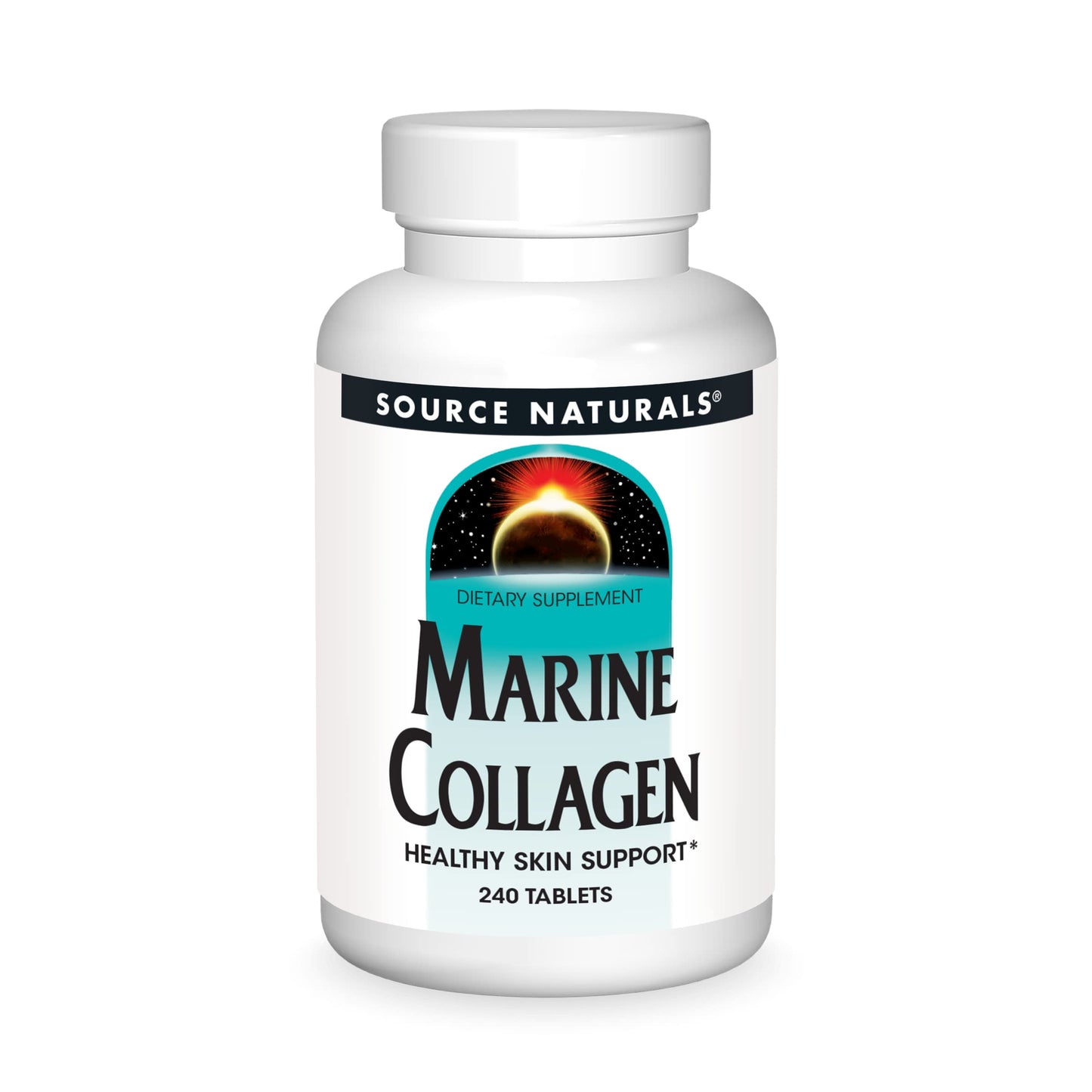 Source Naturals Marine Collagen - Healthy Skin Support* (240 Tablets) | Type 1 Collagen