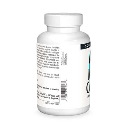 Source Naturals Marine Collagen - Healthy Skin Support* (240 Tablets) | Type 1 Collagen
