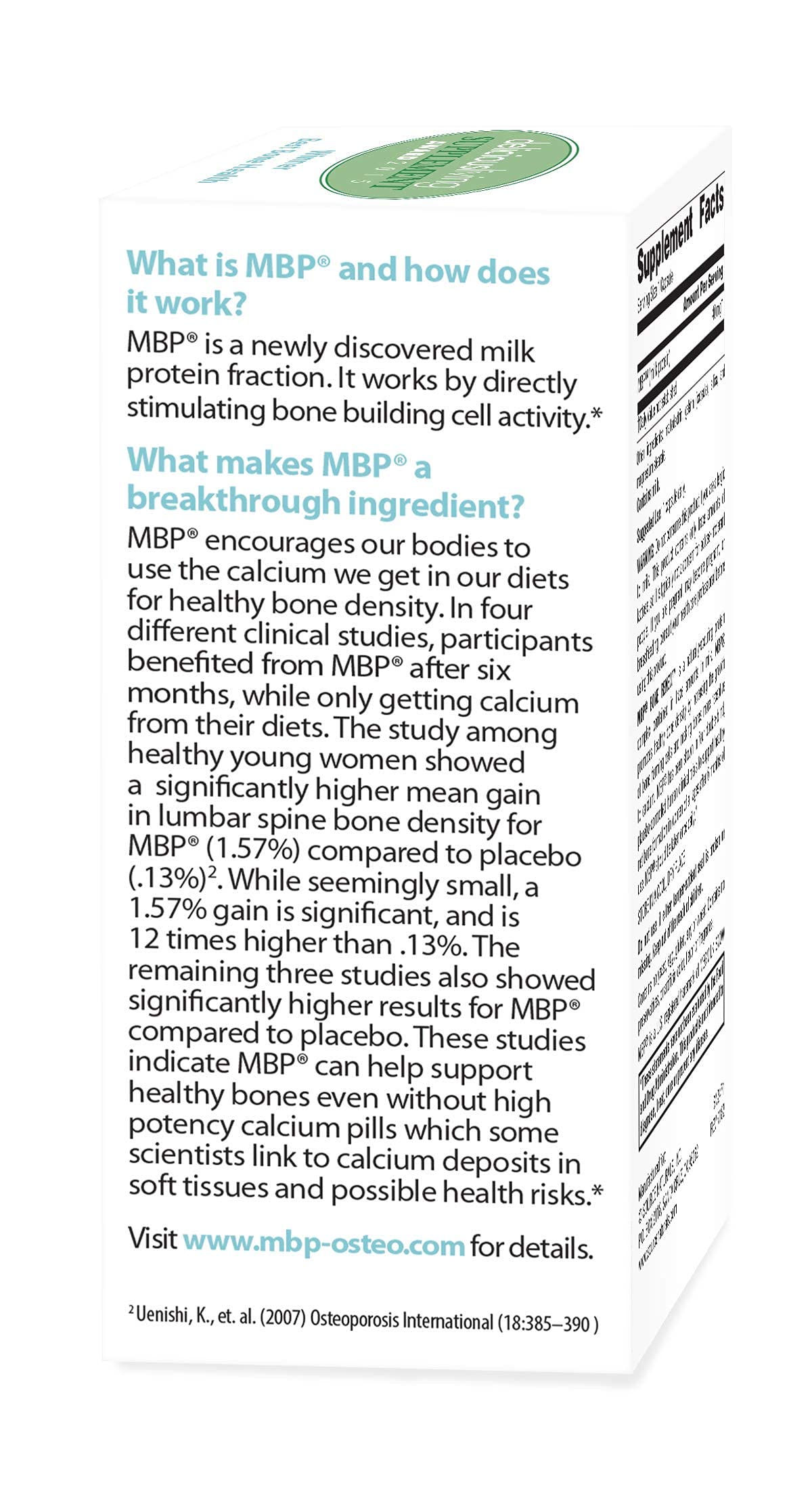 Source Naturals MBP Bone Renew – Milk Protein for Advanced Density Support (30 Capsules)