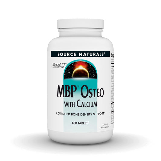 Source Naturals MBP Osteo with Calcium, Advanced Bone Density Support* - 180 Tablets BritishVita | Premium UK Vitamins & Wellness Supplements