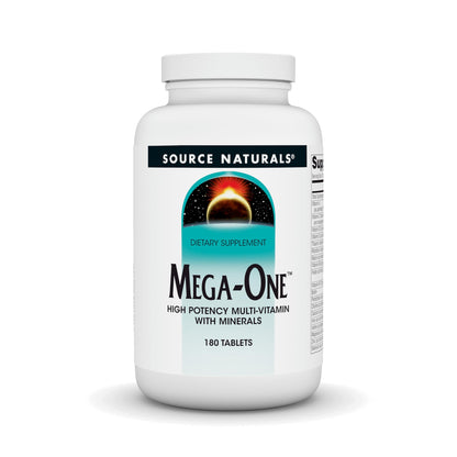 Source Naturals Mega-One Multi-Vitamin with Minerals - 180 Tablets BritishVita | Premium UK Vitamins & Wellness Supplements