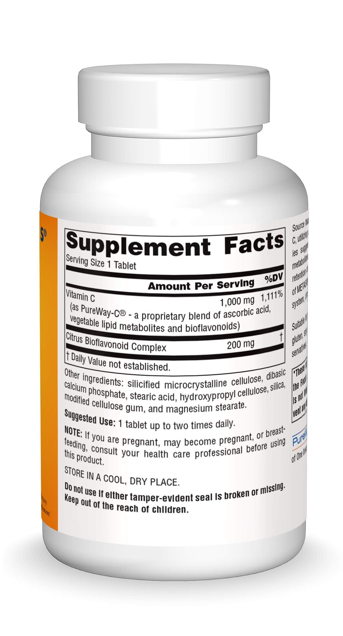 Source Naturals Metabolic C 1000mg Vitamin C - 100 Tablets