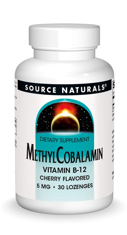 Source Naturals Methylcobalamin B-12 Cherry Flavored 5 mg - 30 Lozenges