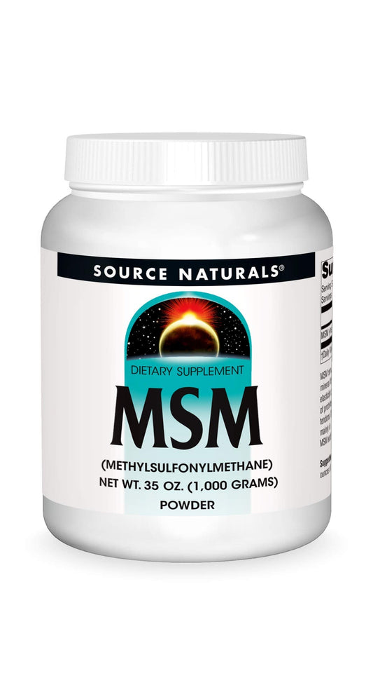 Source Naturals MSM (Methylsulfonylmethane) Powder – 35 oz (1,000 g) BritishVita | Premium UK Vitamins & Wellness Supplements