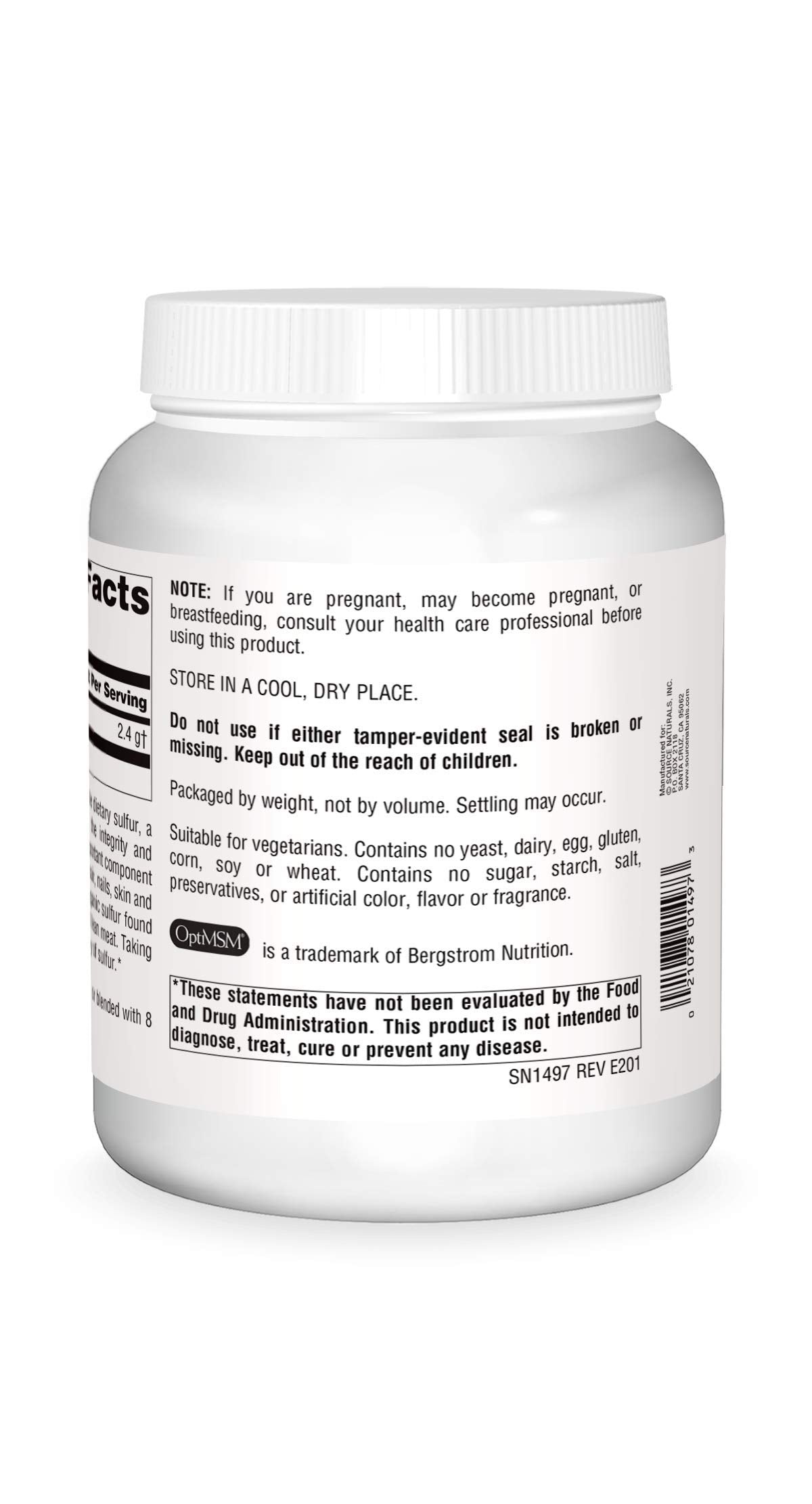 Source Naturals MSM (Methylsulfonylmethane) Powder – 35 oz (1,000 g)