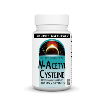 Source Naturals N-Acetyl Cysteine 1000 mg - Antioxidant Support (30 Tablets)