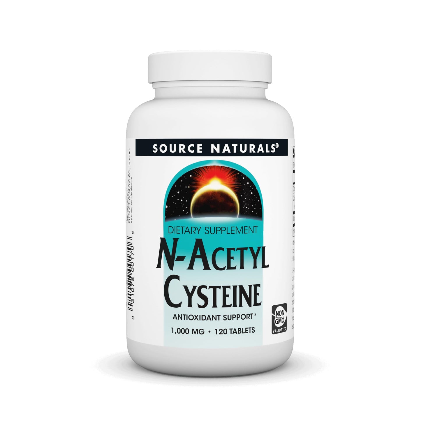 Source Naturals N-Acetyl Cysteine 1000 mg – Antioxidant Support (120 Tablets)
